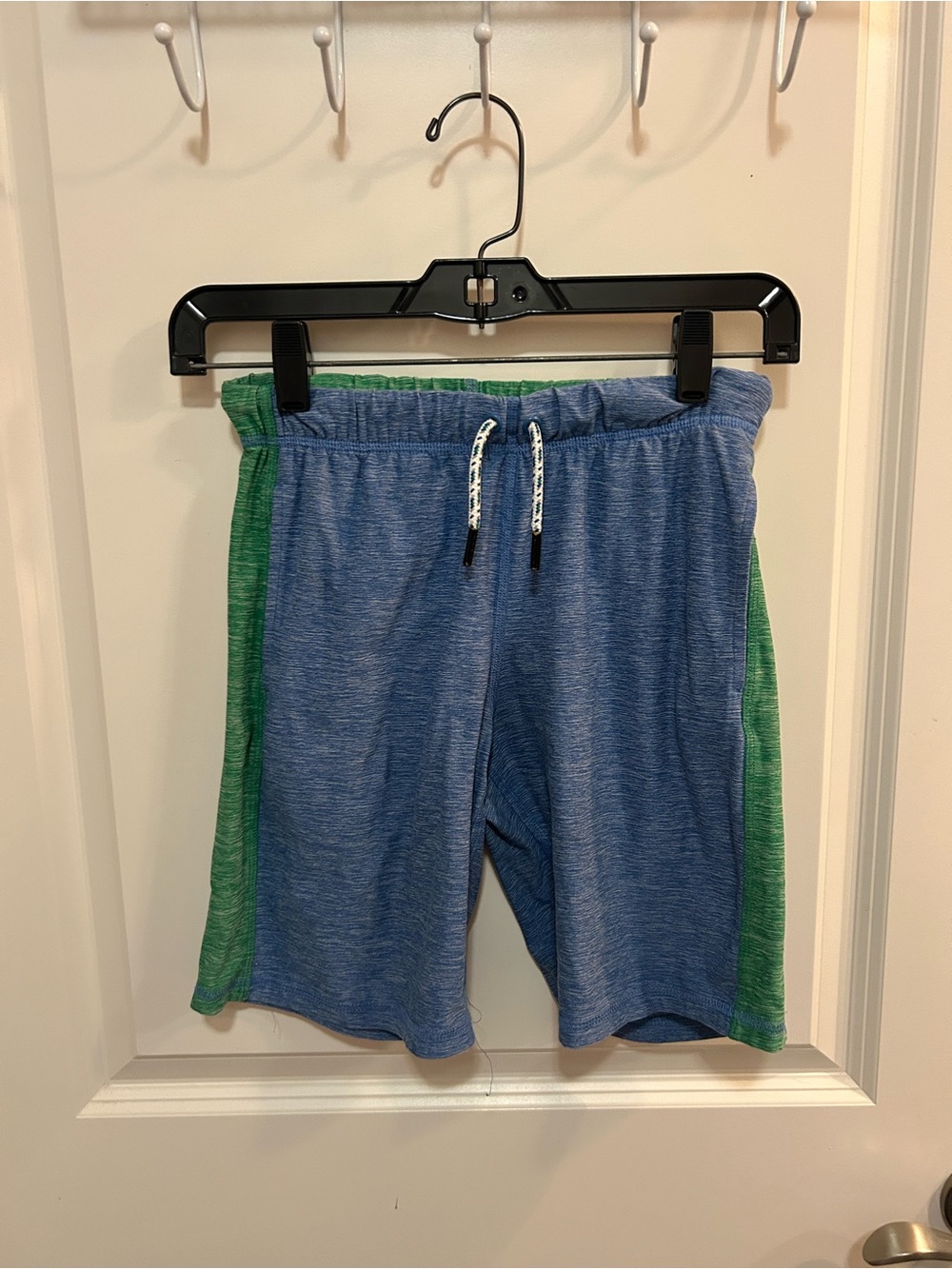 Hanna Andersson Active UV Shorts Blue Green Boys US 8 130 CM Activewear Casual